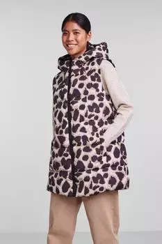 Жилет - Черный - Пуховик PIECES, черный