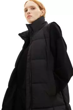 Жилет - Черный - Пуховик Tom Tailor Denim