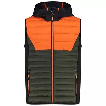 Жилет CMP Hybrid Fix Hood 32Z3974, оранжевый