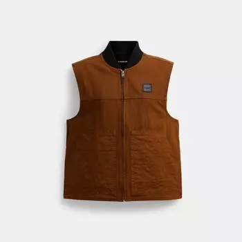 Жилет Coach Work Vest, коричневый