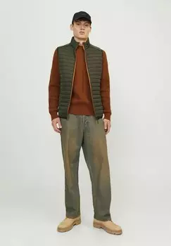 Жилет COLLAR NOOS Jack & Jones, зеленый