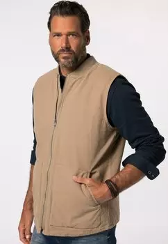 Жилет COLLEGE COLLAR JP1880, бежевый