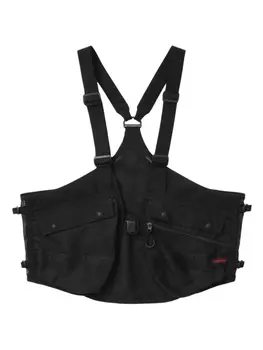 Жилет Comme des Garons Homme портупея с карманами, черный