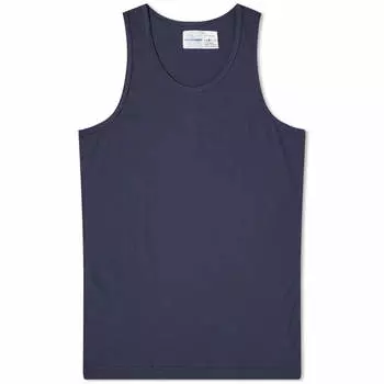 Жилет Comme Des Garons Shirt X Sunspel, темно-синий