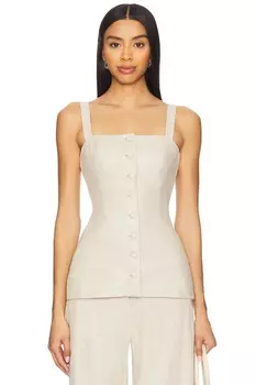 Жилет Corbiere от Faithfull The Brand, oatmeal