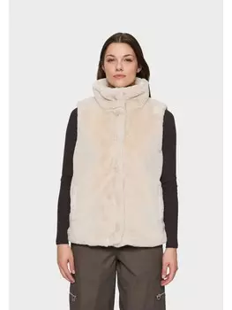 Жилет COVERED Kunstfellweste L70046CO, бежевый