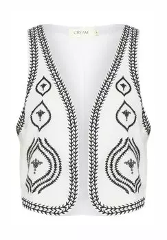 Жилет CRMANJU BOHO Cream, белый