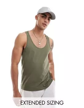 Жилет цвета хаки ASOS DESIGN