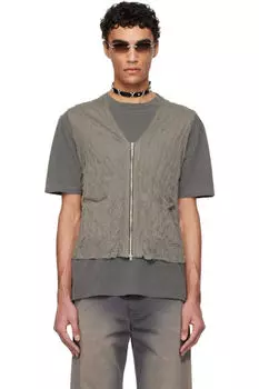 Жилет цвета «Taupe Crush» OUR LEGACY