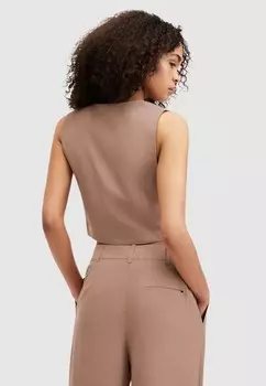 Жилет DERI LYN AllSaints, коричневый