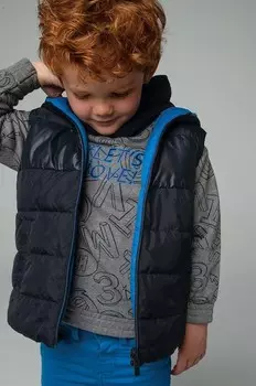Жилет детский двусторонний Mayoral, синий