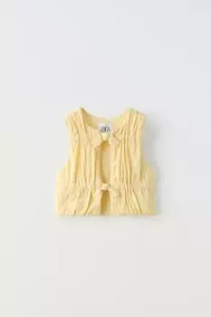 Жилет детский Zara, желтый