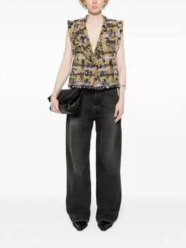 Жилет Djiroy в сиреневом/желтом цвете Isabel Marant