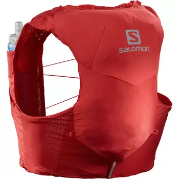 Жилет для бега по пересеченной местности Active Skin 5 Set Salomon, красный