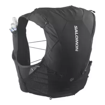 Жилет для бега Salomon ADV SKIN 12 Unisex с бутылками в комплекте, черный