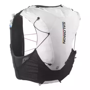 Жилет для бега унисекс ADV SKIN 12 RACE FLAG с бутылками в комплекте Salomon, чёрный