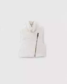 Жилет для девочки с рубашечным воротником IKKS, цвет Crudo