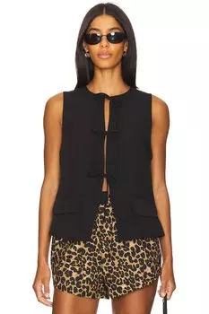 Жилет для костюма «селия» Free People, черный