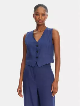 Жилет для костюма стандартный крой Anemone 2515151012 Marella, синий