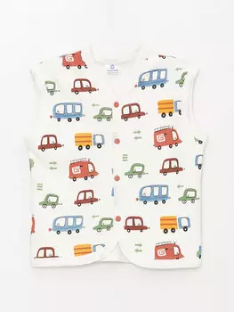 Жилет для мальчика с V-образным вырезом и принтом LUGGI BABY