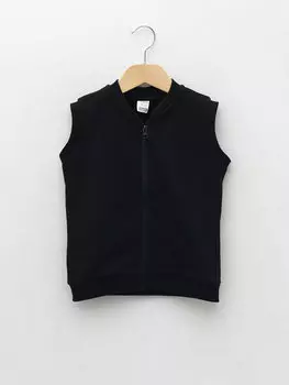 Жилет для маленьких мальчиков на молнии с круглым вырезом LCW baby