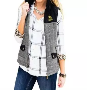 Жилет для подготовки к Бэйлорскому университету в сером цвете Gameday Couture, серый