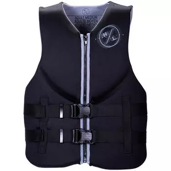 Жилет для вейкбординга Hyperlite Indy Neo CGA 2023, черный/серый