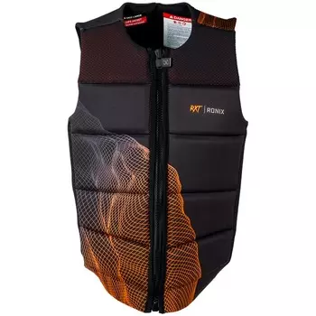 Жилет для вейкбординга Ronix RXT Impact 2023, черный/оранжевый