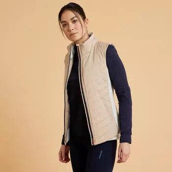 Жилет Fouganza женский для верховой езды, черный