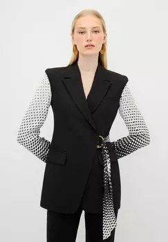 Жилет DOUBLE BREASTED adL, черный