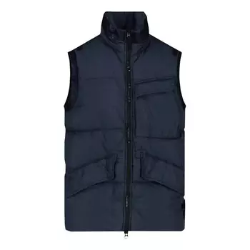 Жилет down vest 'navy' Stone Island, синий