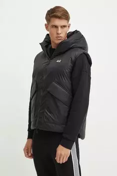 Жилет двусторонняя Ea7 Emporio Armani, черный