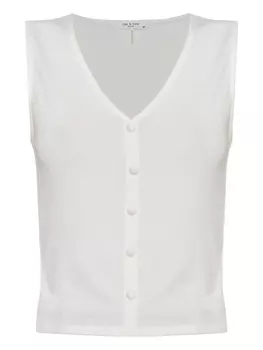 Жилет Джеки из ткани rag & bone, белый