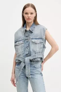 Жилет джинсовый Hugo Blue, синий