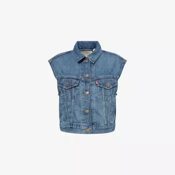 Жилет джинсовый Levis, белый
