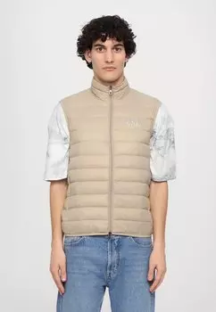 Жилет EA7 Emporio Armani, серо-коричневый