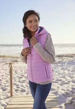 Жилет Elbsand, светло-розовый