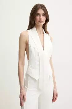 Жилет Elisabetta Franchi, бежевый