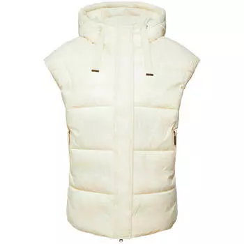 Жилет Esprit Collection In Stepp-Optik, светло-бежевый