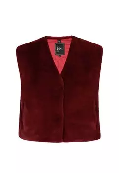 Жилет faina, цвет Wine red