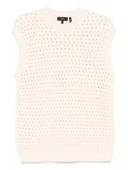 Жилет фактурной вязки Theory, нейтральный