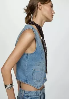 Жилет FARAH Mango, синий