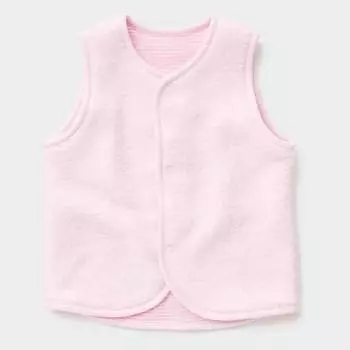 Жилет флисовый для новорожденных Uniqlo Pile Lined, розовый