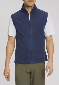 Жилет флисовый Джим, воротник стойка, молния, мужской moorhead, цвет Black Iris