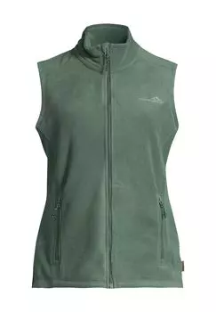 Жилет флисовый Элли, воротник стойка, быстросохнущий, женский moorhead, цвет Forest