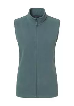 Жилет флисовый, воротник стойка, молния, женский Galeria, цвет Teal