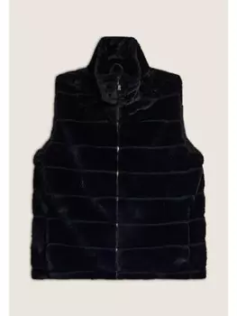Жилет FREDDY Kunstfell Weste, черный