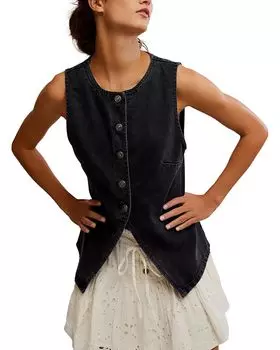 Жилет Free People Aimee Vest, черный