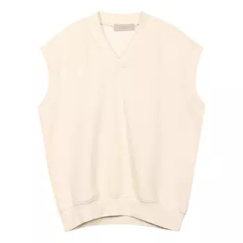 Жилет fw22 v neck vest 'egg shell' Fear Of God Essentials, желтый