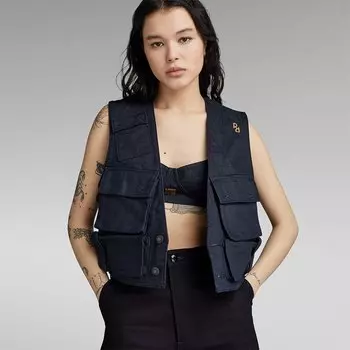 Жилет G-Star Multi Pocket Vest, синий